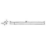 Vaughan 673-62  36" Sledge Hammer / Maul Replacement Handle Oval Eye for upto 16-lb - Supreme Grade (67362) Image 1