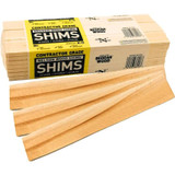 Nelson Wood Shims Contractor Grade 12 Inch Beddar Wood Shims - 42 Shims per Package Image 1