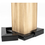 Titan SKBL44  Metal Post Skirt 4x4 - Black Image 1
