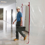 ZipWall HDAZ2  7' Heavy Duty Self Adhesive Zippers 2-per Package Image 1