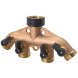 Melnor 9009  Metal 4-Way Hose Valve Image 1