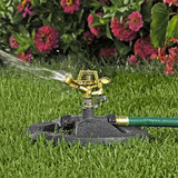 Melnor 9538  Metal Pulsating Sprinkler with Weighted Base Image 1