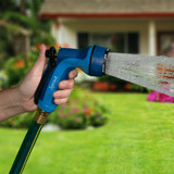 Melnor SP15589BB  Sprout Blueberry Blue Metal Rear-Trigger 7-Pattern Nozzle Image 1