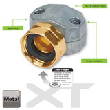 Melnor ZBF3/4  5/8 - 3/4" Metal Female Hose Repair Image 1