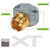 Melnor ZBM3/4  5/8 - 3/4" Metal Male Hose Repair Image 1