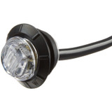 Maxxima M09300YCL  3/4" Mini P2PC 3 LED Combination Clearance Marker - Amber with Clear Lens Image 1
