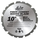 Malco FCCB10  10" Fiber Cement Circular Saw Blade - 6 Teeth Image 1