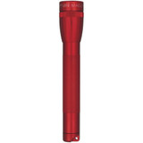 MagLite M2A03H  Mini Maglite Incandescent 2-Cell AA Flashlight with Holster, Red Image 1