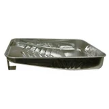 Linzer RM400  1 Quart Metal Paint Tray with Ladder Lock Grips for 7" to 9" Rollers Image 1