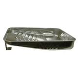 Linzer RM400  1 Quart Metal Paint Tray with Ladder Lock Grips for 7" to 9" Rollers Image 1