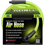 Legacy HFZ3850YW2  Flexzilla 3/8" x 50' Air Hose Assembly with 1/4" Male NPT Fittings Image 1