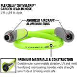 Legacy HFZG503YWS  Flexzilla SwivelGrip 5/8" x 3' Lead-In Garden Water Hose Assembly with 3/4" Fittings Image 1