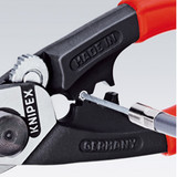 Knipex 9561-190  7-1/2" Wire Rope Cutter / Shears with Non-Slip Plastic Coated Handle (9561190) Image 1