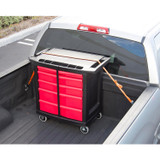 Keeper 05105  1" x 10' Cam Buckle Tie-Down Straps with Vinyl Coated S-Hooks - 4 Straps per Package Image 1