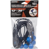 Keeper 06344  12" Bungee Cords with Toggle Ball - 10 per Package Image 1 Keeper 06344  12" Bungee Cords with Toggle Ball - 10 per Package Image 1
