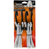 Keeper 06388  Eagle Claws 10" to 60" Adjustable Marine Bungee Cords - 2 per Package Image 1