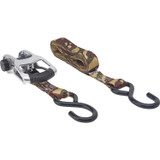 Keeper 47300  1" x 12' Ratchet Tie-Down Straps in Desert Camo with Large Vinyl Covered S-Hooks - 2 Straps per Package Image 1