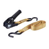 Keeper 85402  12' x 1" Khaki Ratchet Tie-Down 500lbs Image 1