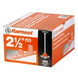 Ramset 1516SDC  2-1/2" .300 Head Diameter Drive Pin with 7/8" Washer 100 per Box Image 1