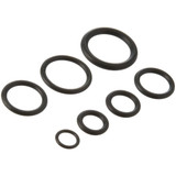 PlumbCraft 7522000T  7-Piece Assorted O-Ring Seals for Sink and Faucet - Black Rubber Image 1
