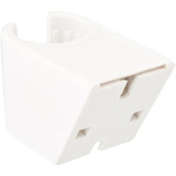 PlumbCraft 7657600B  White Wall Mount Shower Bracket for Handheld ShowerHead Image 1