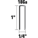 Metabo HPT 11103SHPT  1" x 18 Gauge 1/4" Crown Electro Galvanized Chisel Point Finish Staples - 5000 per Box Image 1