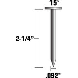 Metabo HPT 13388HPT  2-1/4" x 0.092" 15 Degree, Plastic Collated, Smooth Shank Hot Dipped Galvanized Hardie Nails - 4800 Per Box Image 1