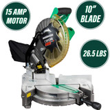 Metabo HPT C10FCH2S  10" Compound Miter Saw with Laser Marker and 15 Amp Motor Image 1