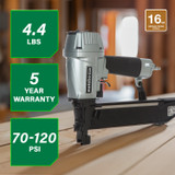 Metabo HPT N5008AC2  16 Gauge 7/16" Standard Crown Stapler for 1" to 2" Length Staples Image 1