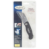 Sheffield 12613  Ultimate Lockback Utility Knife - Black Image 1