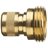 Nelson 801904-1002  Adapter Hose Quick Connect Brass Male/Female Image 1