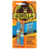 Gorilla Glue 78001  Gorilla Super Glue - 3 gram Tubes - 2 Tubes per Package Image 1