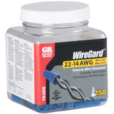 GB Gardner Bender 16-002  WireGard High Performance Twist-on Wire Connectors - Blue 22-14 AWG - 150 per Jar (GB-2) Image 1
