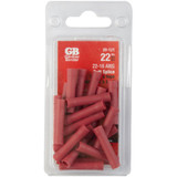 GB Gardner Bender 20-121  Vinyl Insulated Butt Splices - Red 22-16 Awg - 22 per Package Image 1