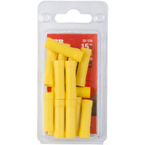 GB Gardner Bender 20-126  Vinyl Insulated Butt Splices - Yellow 12-10 Awg - 15 per Package Image 1