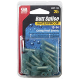 GB Gardner Bender AMT-124  GB Xtreme Blue #16-#14 Butt Splice Connectors with Heat Shrink - 25 per Package Image 1