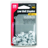 GB Gardner Bender MSW-1540  1/8" Fiber Insulated Steel Staples for Low Voltage - White - 40 per Package Image 1