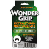 Wonder Grip WG510HV  Extra-Tough High Visibility Nitrile Palm Gloves - Medium Image 1