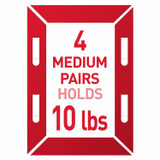 3M 17201BLK-ES  Command 10 Lb Black Picture Hanging Strips 4 Pairs per Package Image 1