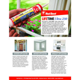 Red Devil 0770  Lifetime Ultra 230 Premium Elastomeric Acrylic Latex Sealant 10.1 FL. OZ. Cartridge White Image 1