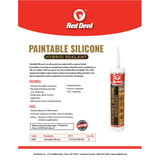Red Devil 0985  Paintable Silicone Hybrid Sealant 9.0 FL. Oz. Cartridge White Image 1