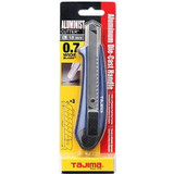 Tajima AC-500B  Utility Knife - 3/4" 7-Point Rock Hard Blue Aluminist 500 Snap Blade Box Cutter with Auto Lock & 3 Endura-Blades Image 1
