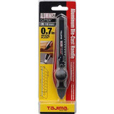 Tajima AC-521R  Utility Knives & Blades - 3/4" Red Aluminist 521 FIN Snap Blade Box Cutter with Dial Lock & Razar Black Blade Image 1