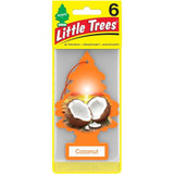 Little Trees U6P60317  Car Air Freshener Coconut Scent - 6 Trees per Package Image 1