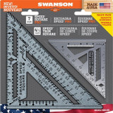 Swanson S0100-AS0145  7" Speed Square Pro and 4.5" Speed Trim Square Combination Kit Image 1 Swanson S0100-AS0145  7" Speed Square Pro and 4.5" Speed Trim Square Combination Kit Image 1