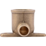 SharkBite UC334LFA  1/2" Barb x 1/2" FNPT Brass 90 Degree Adapter Drop-Ear Elbow for PEX Image 1