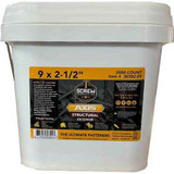 Screw Products 30302-29  AXIS #9 x 2-1/2" (T20-Drive) ZYTEC XT General Exterior Structural Wood Screws - 2500 per Pail Image 1