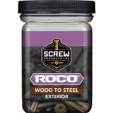 Screw Products 30393  ROCO #12 x 2" (T20-Drive) ZYTEC GX Exterior Wood to Steel Screws - 1-lb Jar (approx. 74) Image 1