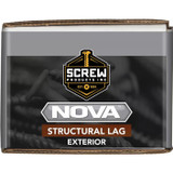 Screw Products 30537  NOVA #14 x 5" (T30-Drive) ZYTEC GX Exterior Structural Lag Screws - 50 Individually Tagged per Package Image 1