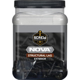 Screw Products 30589  NOVA #16 x 4" (T30-Drive) ZYTEC GX Exterior Structural Lag Screws - 100 per Jar Image 1